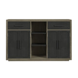 Jemma Buffet in Grey and Dark Espresso