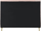 Zara Pink Velvet Full Bed (3 Boxes)