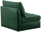 Jacob Green Velvet Armless