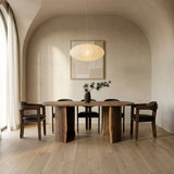 Orville - Modern Live Edge Acacia Dining Table