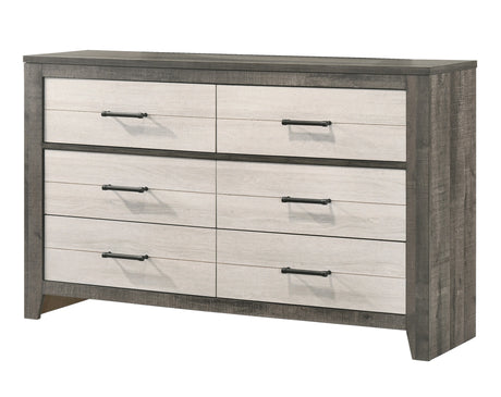 Crown Mark Furniture Rhett Dresser Mirror in Gray image