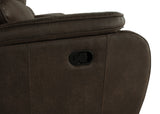 Brookings Glider Recliner-Brown