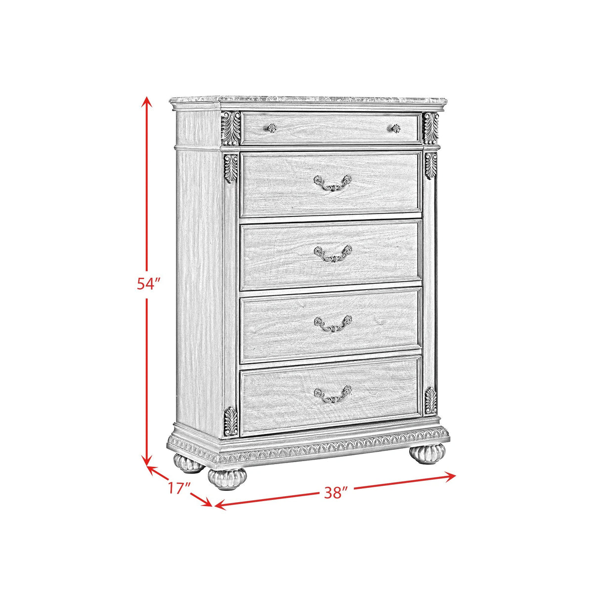 Cadenza Chest in Brown