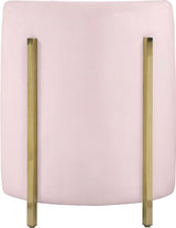Rotunda Pink Velvet Accent Chair