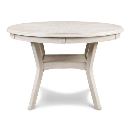 Amy 5 Pc 47" Round Dining Set- Bisque