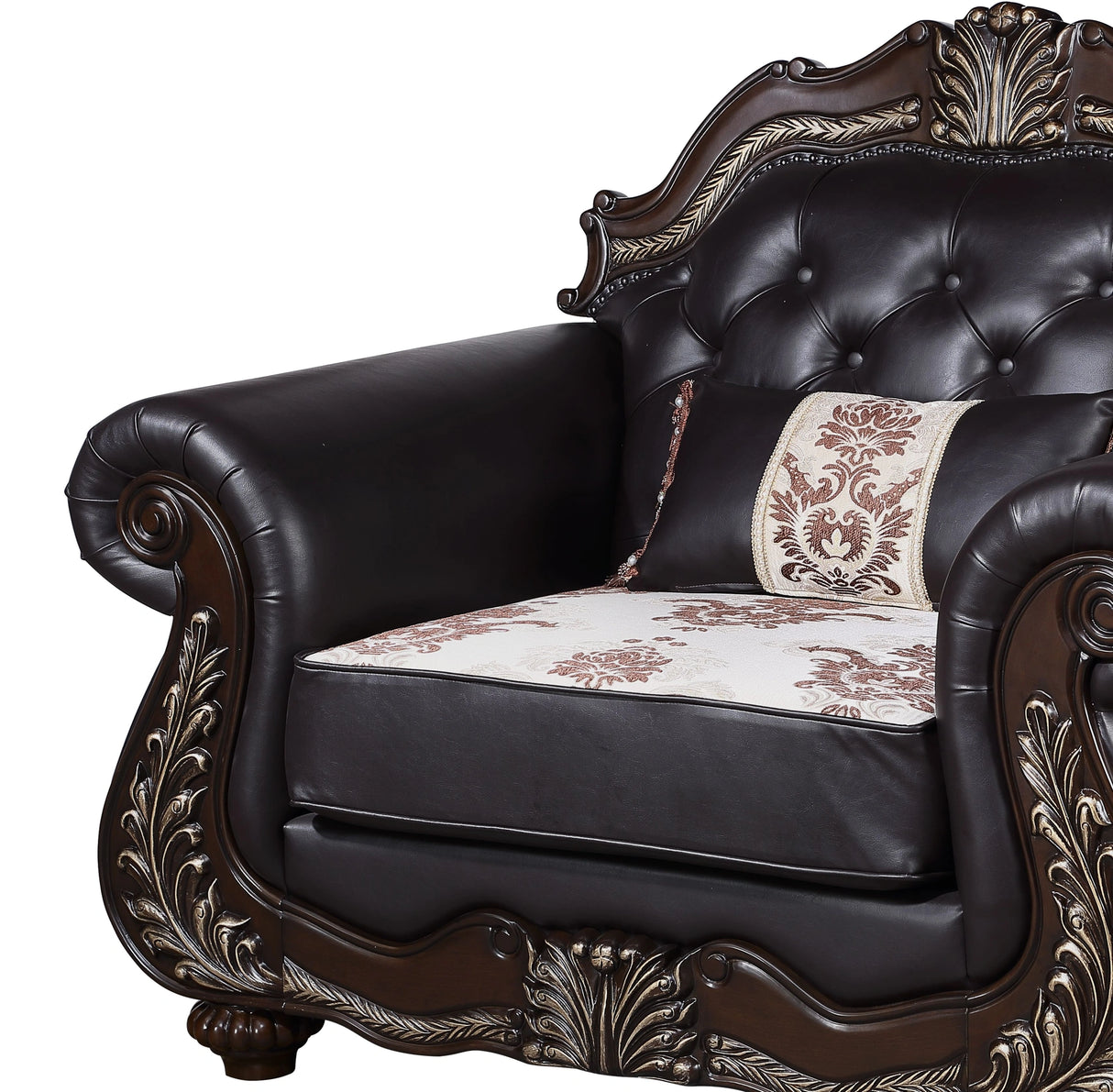 Maximus Chair Seat Cushion & Frame, Arms, And Throw Pillow