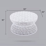 T3704-35 COFFEE TABLE WHITE