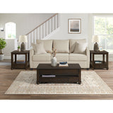 Wagner Rectangular Lift-Top Coffee Table w/ Casters in Cherry