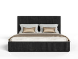 Fields - Modern Black Acacia Bedroom Set