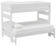 Elements International Cali Kids Twin over Full Bunk Bed in White image