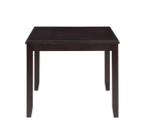 GIA 5PC 48" RECT. DINING TABLE & 4 CHAIRS-EBONY