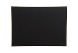 Daystar - Modern Dark Brown Velvet & Gold Bed