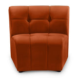 Limitless Cognac Velvet Modular Chair