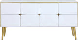 Pop White / Gold Sideboard/Buffet