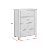 Hampton Kids Over Bunk with Ladder and Trundle Bedroom Set