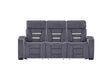 U1895 Grey P2 Reclining Sofa with IS and LED