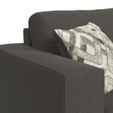 Options One 8PC Living Room Set in Palmer Plus Ash with Media Console