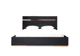 Cartier Modern Black & Rosegold Bedroom Set