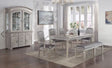 Crown Mark Klina Glam Dining Table in Light Gray image