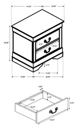 Louis Philippe Bedroom Set