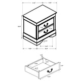 Louis Philippe Bedroom Set