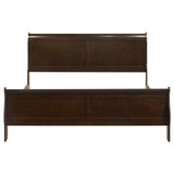 Louis Philippe Sleigh Panel Bed
