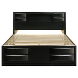 Briana Bookcase Platform Storage Bed