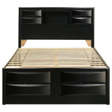 Briana Bookcase Platform Storage Bed