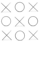 XOXO Chrome Stainless Steel Wall Decor