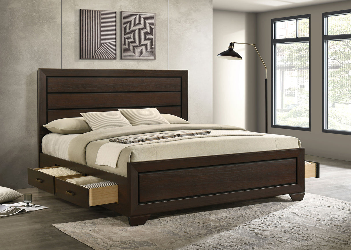 Kauffman Panel Platform Storage Bed