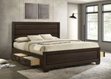 Kauffman Panel Platform Storage Bed