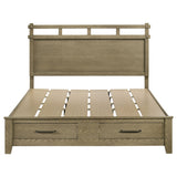 Hazlewood Panel Platform Storage Bed
