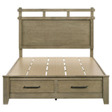 Hazlewood Panel Platform Storage Bed