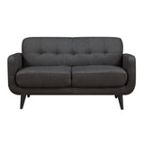 Hadley 4480 KD Love Seat Heirloom Charcoal w/No Pillows