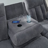 Observation Power Reclining Sofa with Drop Down Table