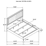 Cassia Panel Bed with LED Lighting