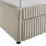Arden Twin Daybed with Trundle in Corduroy Beige