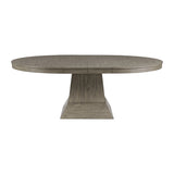 Elements International Collins Dining Table in Weathered Gray