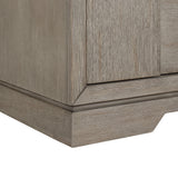 Kelis 3-Drawer Nightstand with USB in Grey
