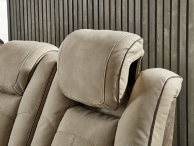 Next-Gen DuraPella Power Reclining Loveseat with Console - galleria furniture outlet