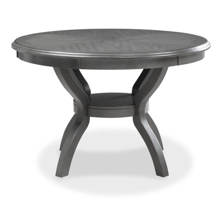 Cori Round Dining 5 Pc Set-Gray