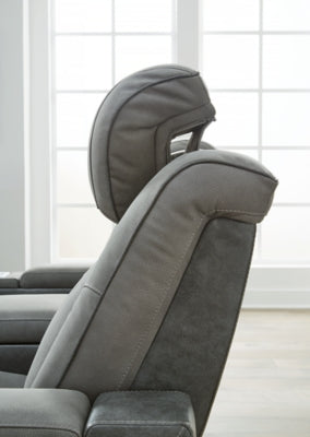 Next-Gen DuraPella Power Reclining Loveseat with Console - galleria furniture outlet
