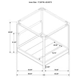 Solano Canopy Panel Platform Bed