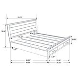 Woodmont Panel Platform Storage Bed