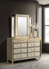 Lorient LED Dresser with LED Mirror