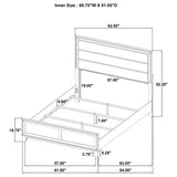 Welsley Eastern King & Queen Bed