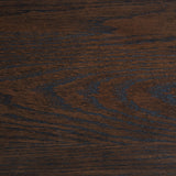 Andover 6-drawer Tempered Glass Door Chest Dark Oak