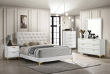 Kendall Panel Bed E.King, & Queen Black & White