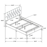 Kendall Panel Bed Black