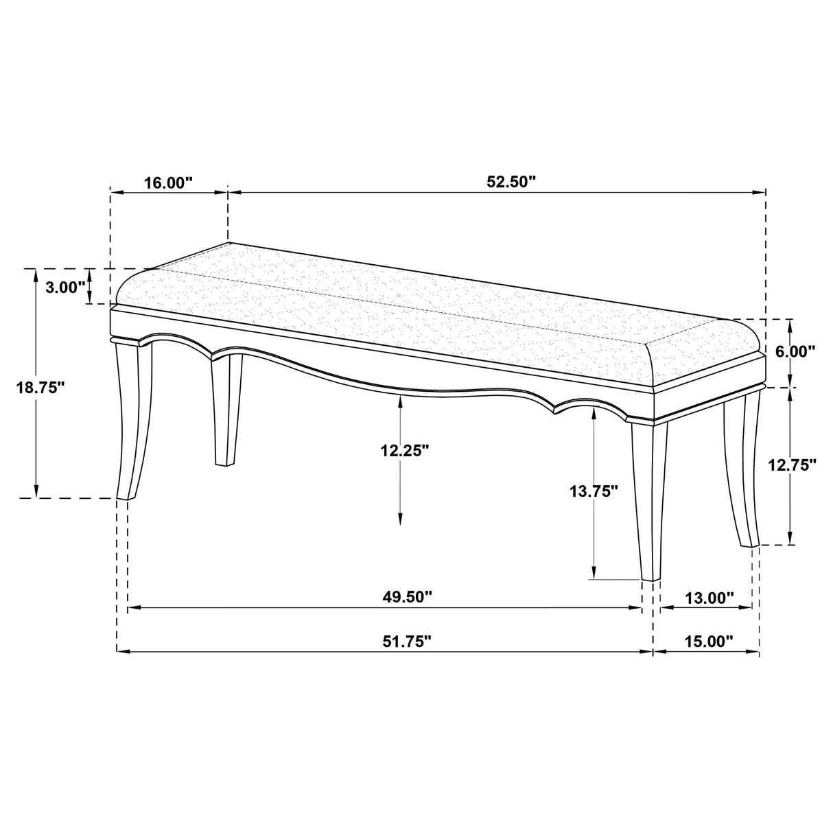 Revello Bedroom Bench